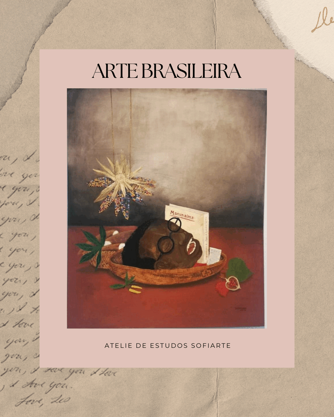 Capa original do dossiê Arte Brasileira para o ENEM