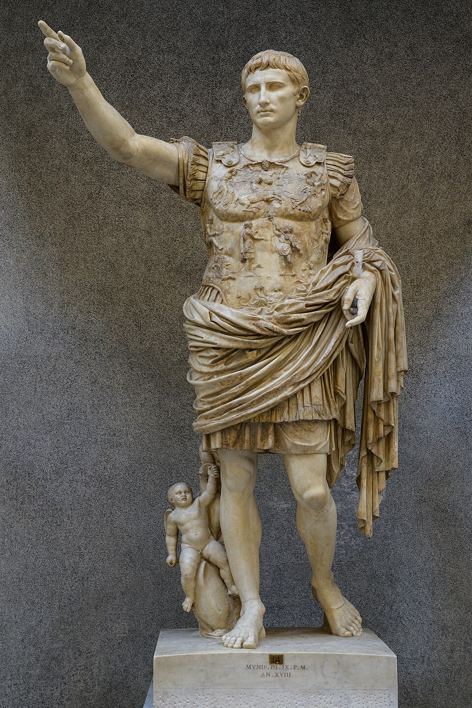 Augusto de Prima Porta, Roma imperial · escultura