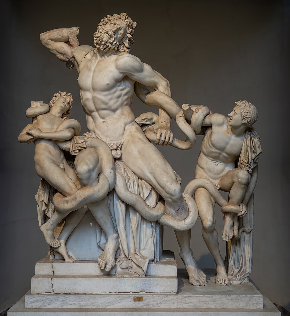 Laocoonte e seus filhos, Grupo escultórico