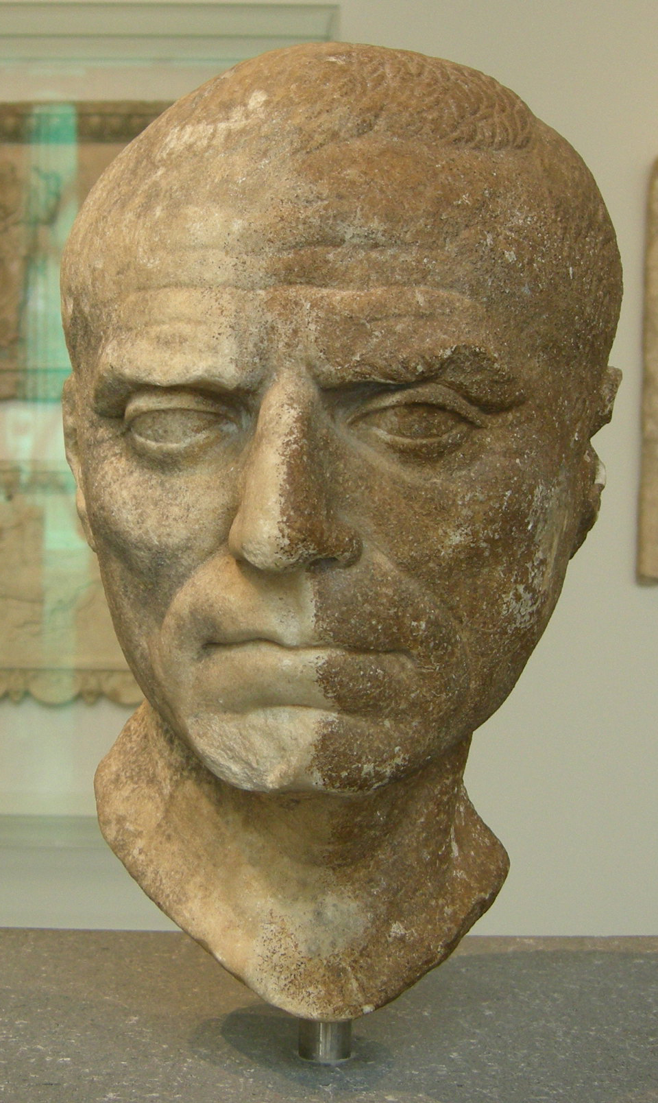 Retrato de um homem, Roma · retrato escultórico